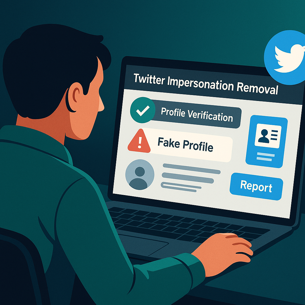 Reporting an X impersonation or unlabelled parody account through X's official impersonation form